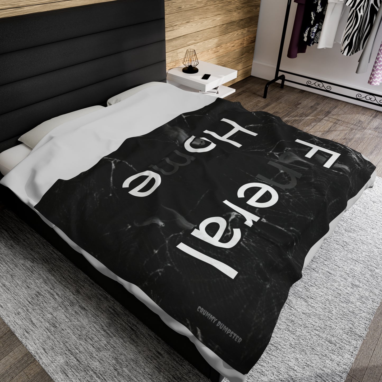 FunERAL HOmE Velveteen Plush Blanket