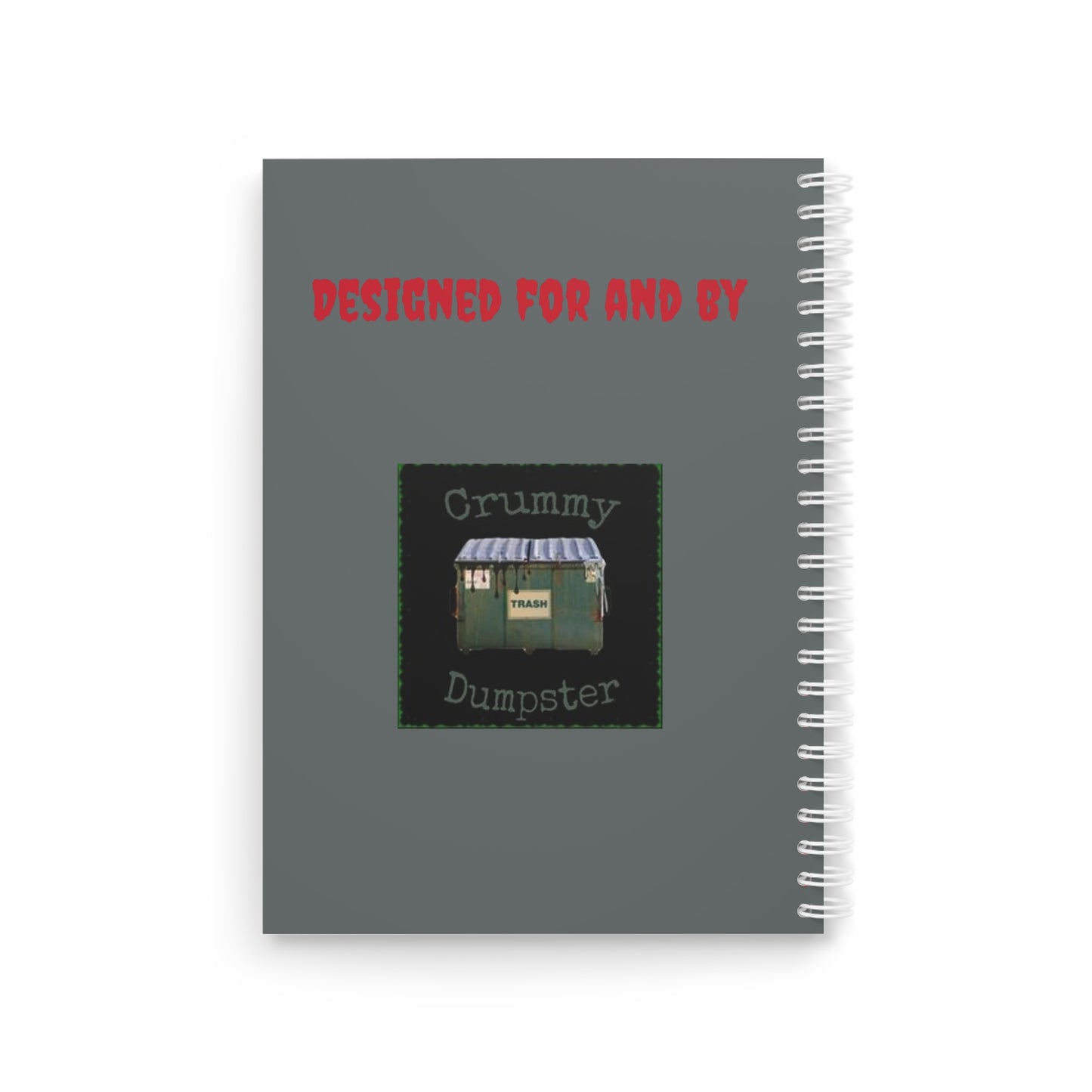 Pinned Up Spiral Notebook