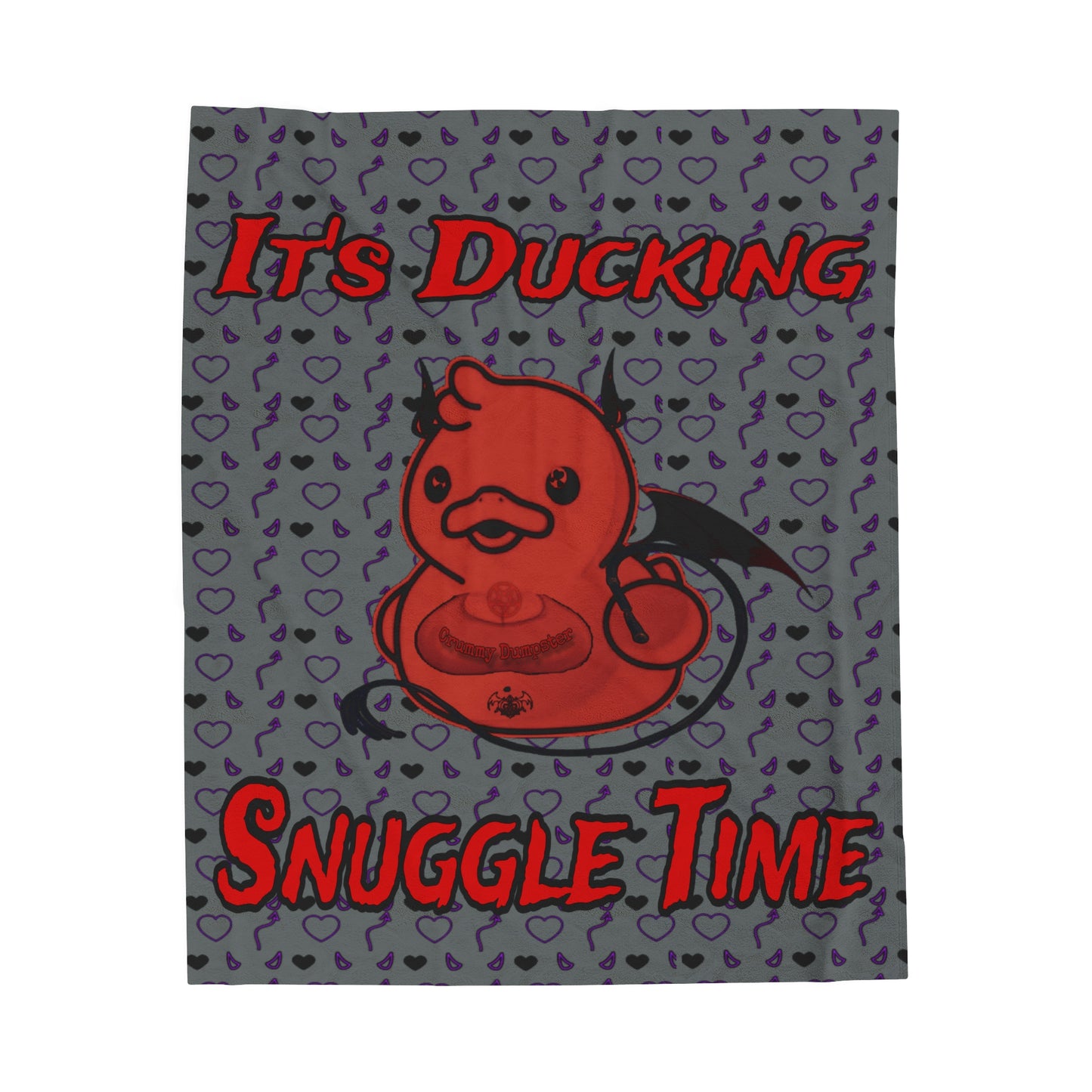 Duccubus Snuggles Velveteen Plush Blanket