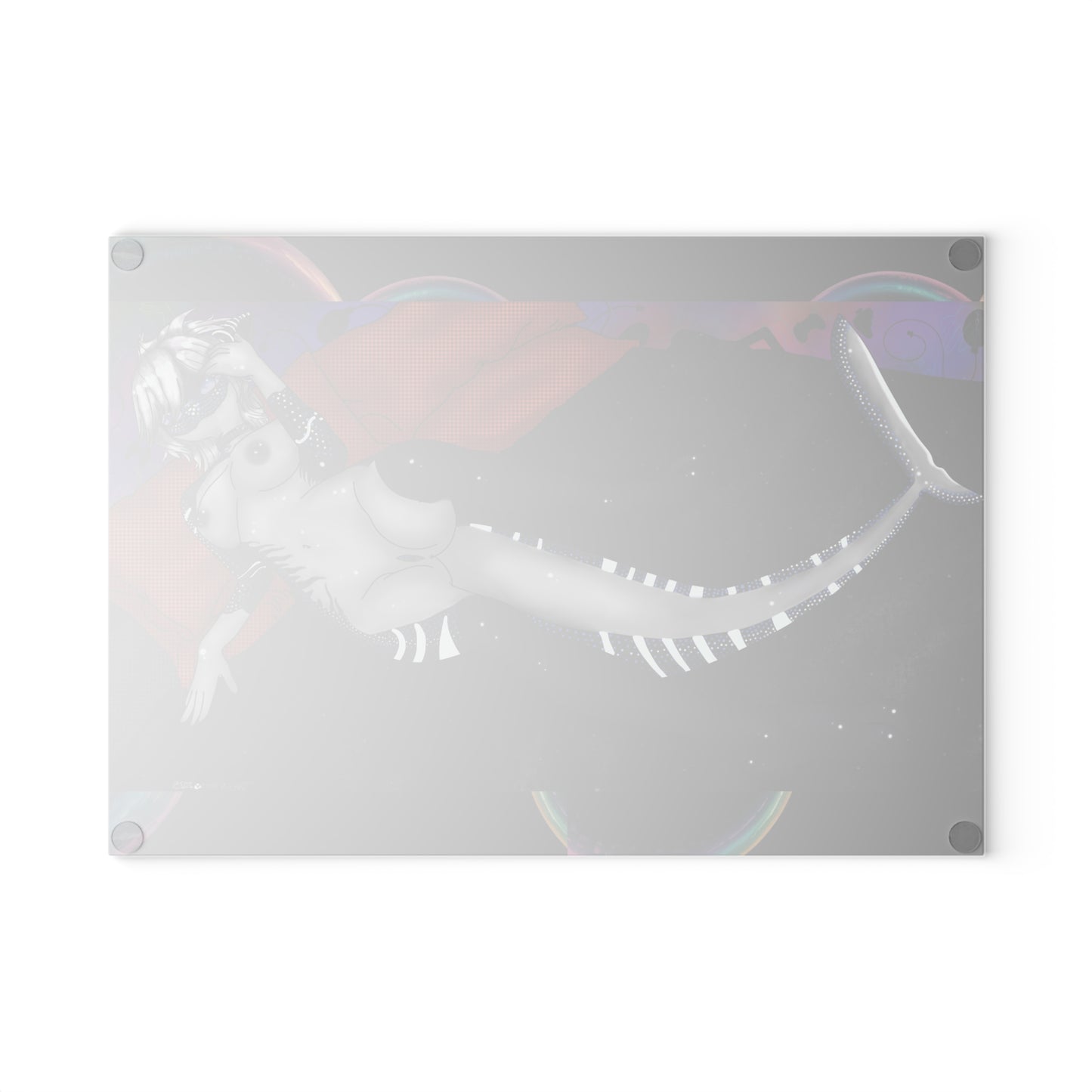 Sharkcoochie Glass Cutting Board