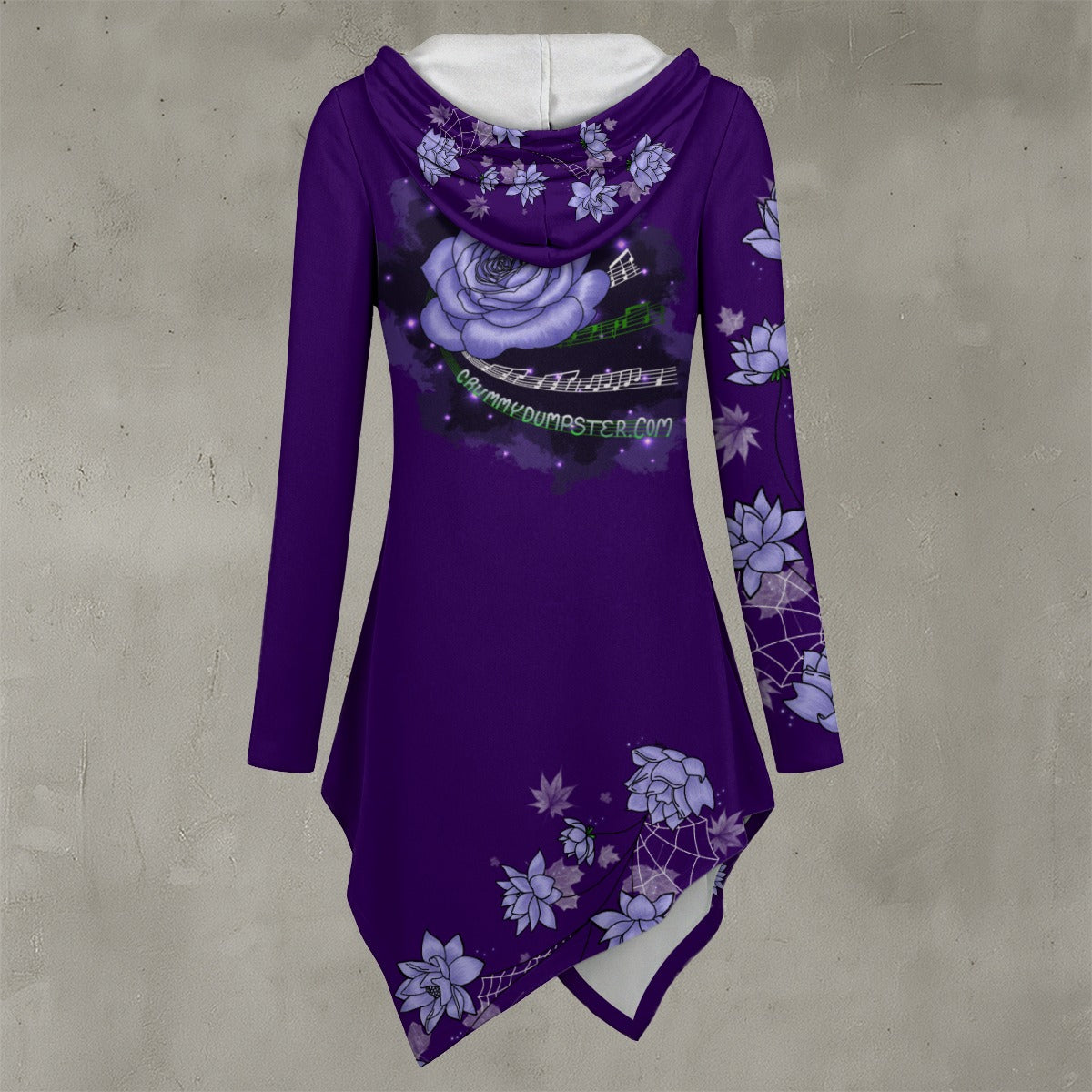 Lucid's Dreamscape - Asymmetric Hem Hoodie