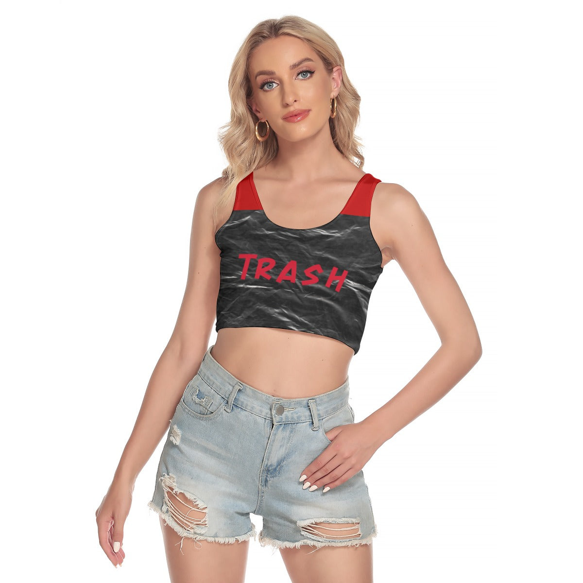Bagged Sport Crop Tank Top
