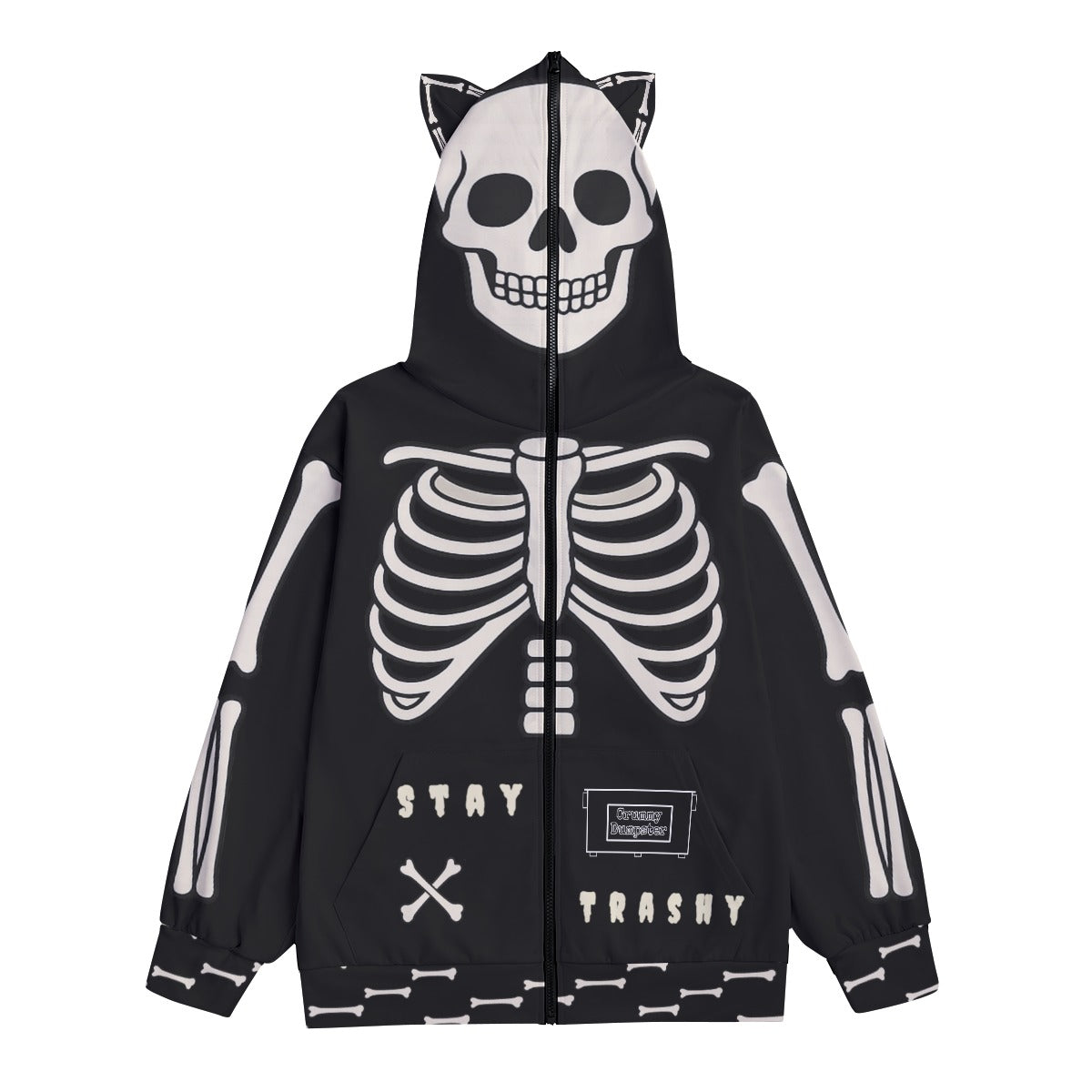 Skelestuff Unisex Hoodie Full Zip