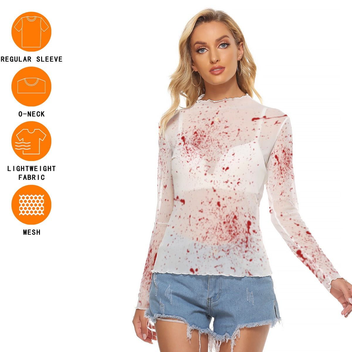 Splatter Me Mesh T-shirt