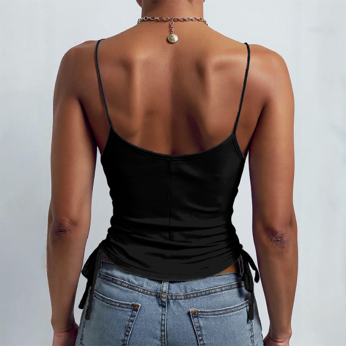 Cherry Bomb Drawstring Camisole