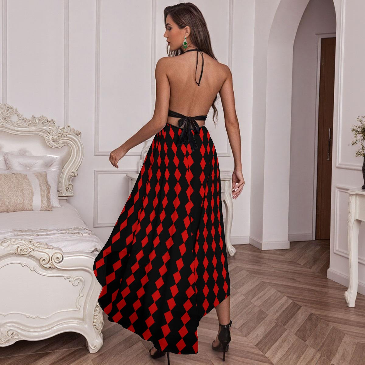 No Masters Mesh Lace Gown