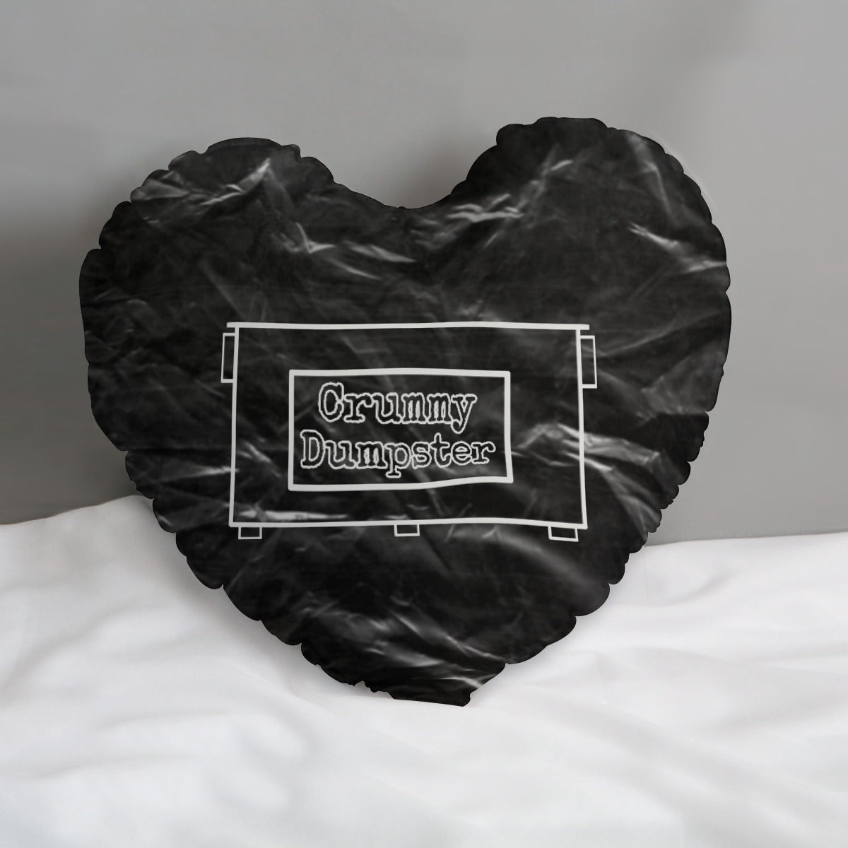 Trashy Heart-shaped pillow