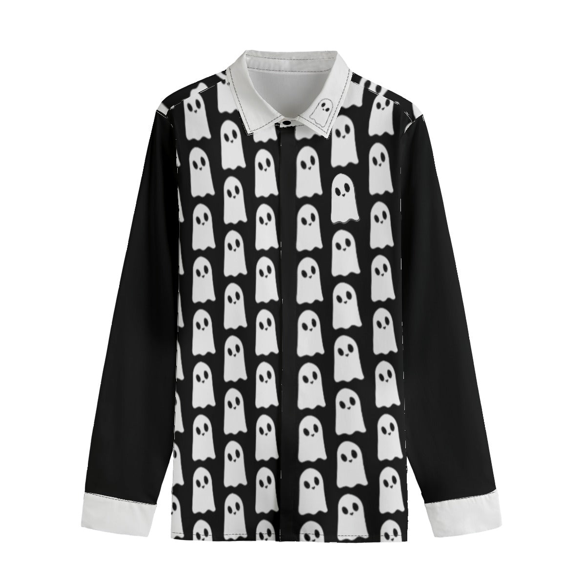 Spirited Lapel Collar Shirt