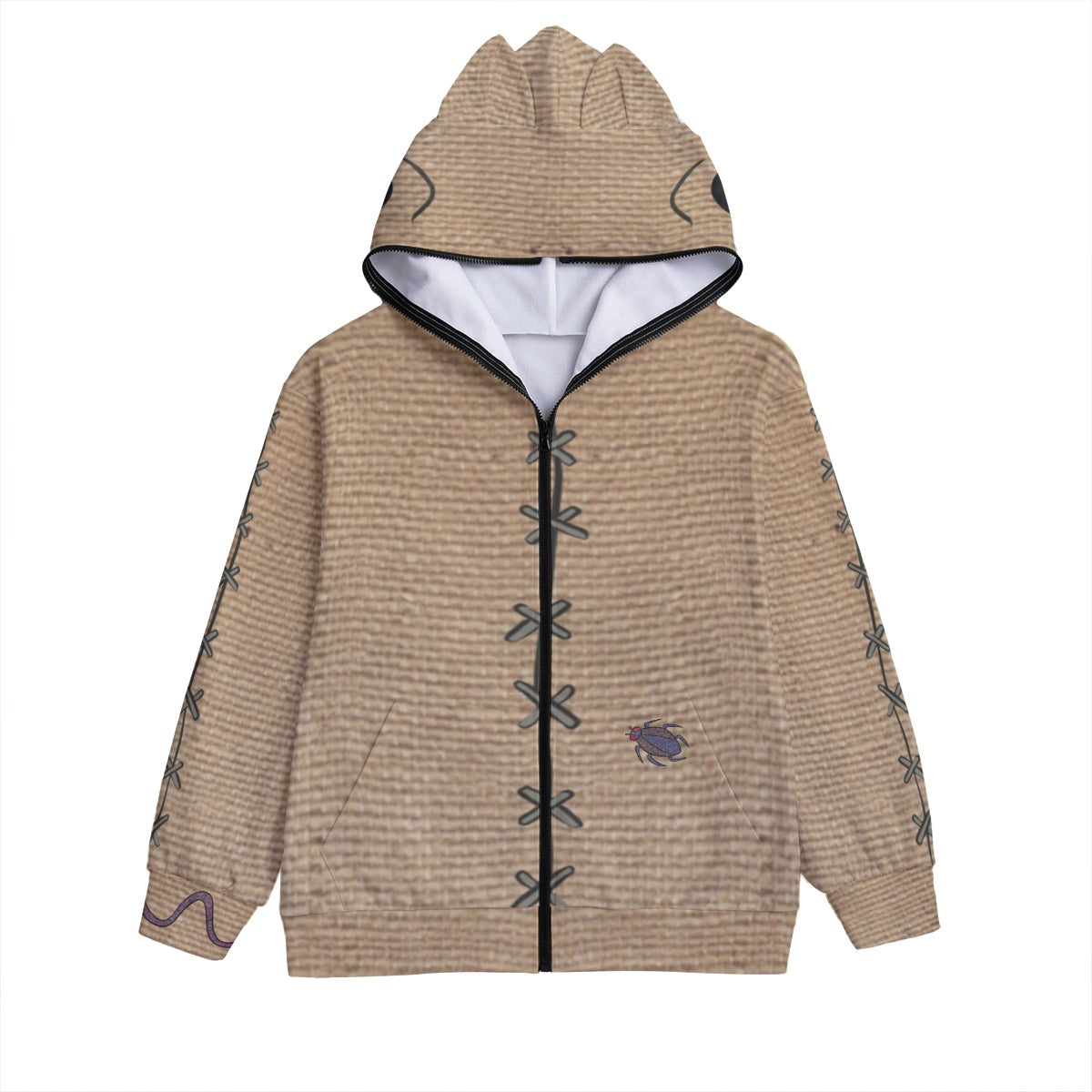 Split a Seam Hoodie With Full Zipper Closure