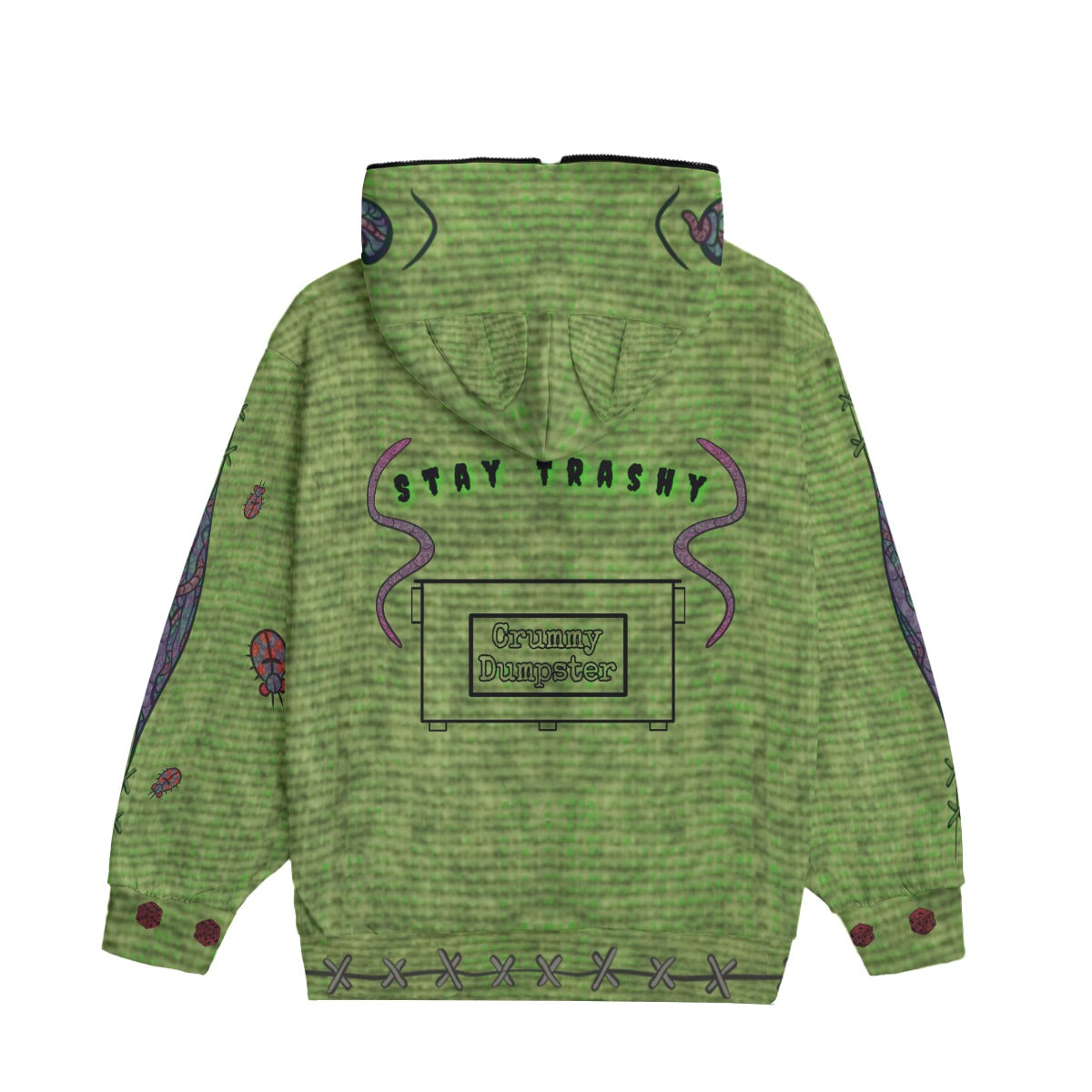 Googie Man Unisex Hoodie With Full Zipper Closure