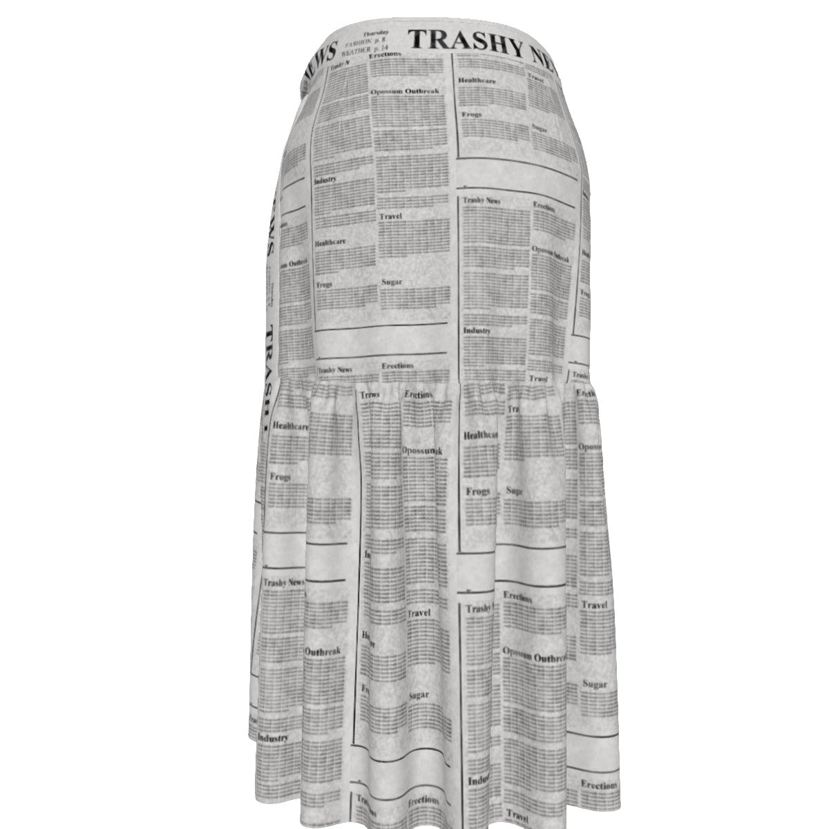 Trashy News Wrap Skirt