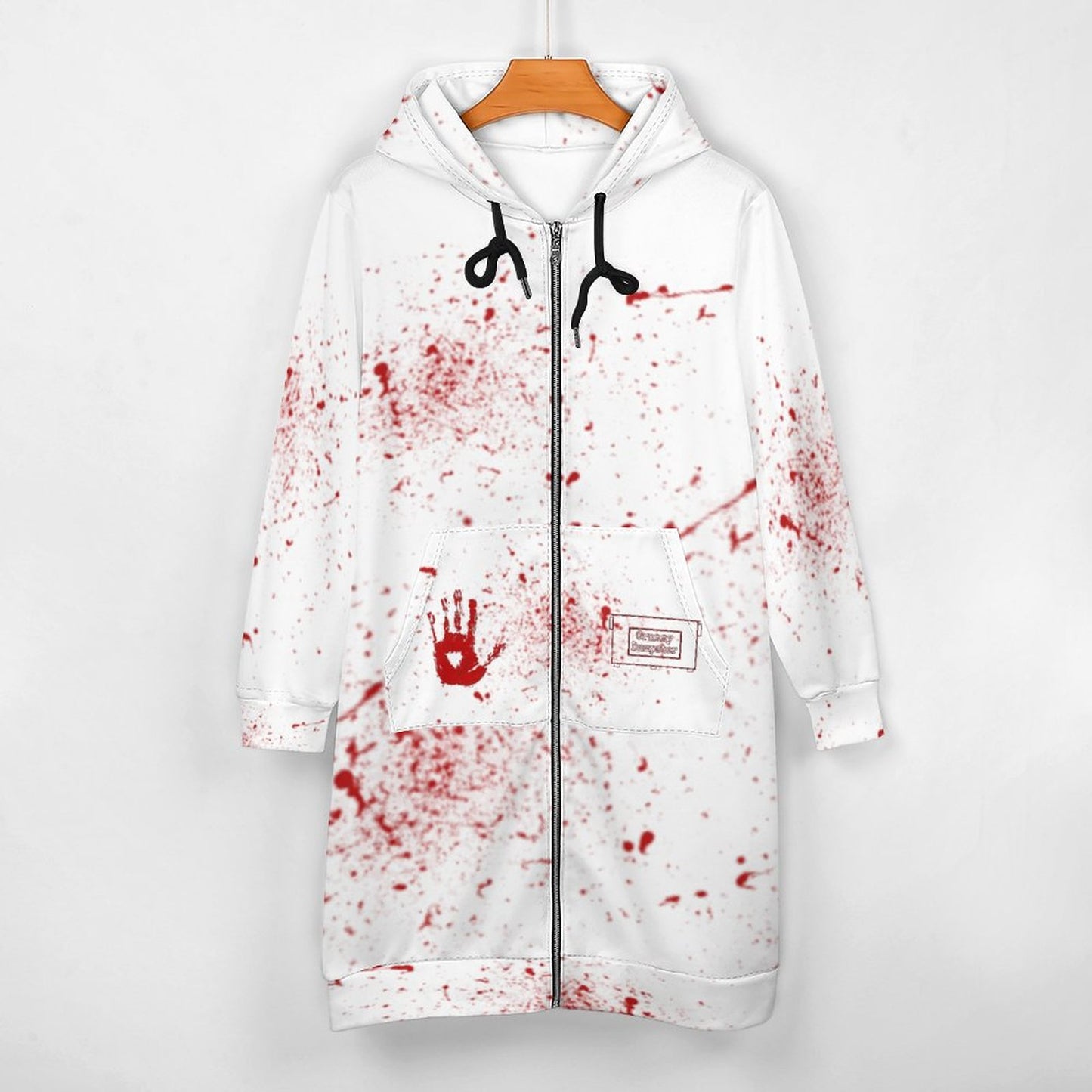 Blooodie Full Zipper Long Sleeve Hoodie