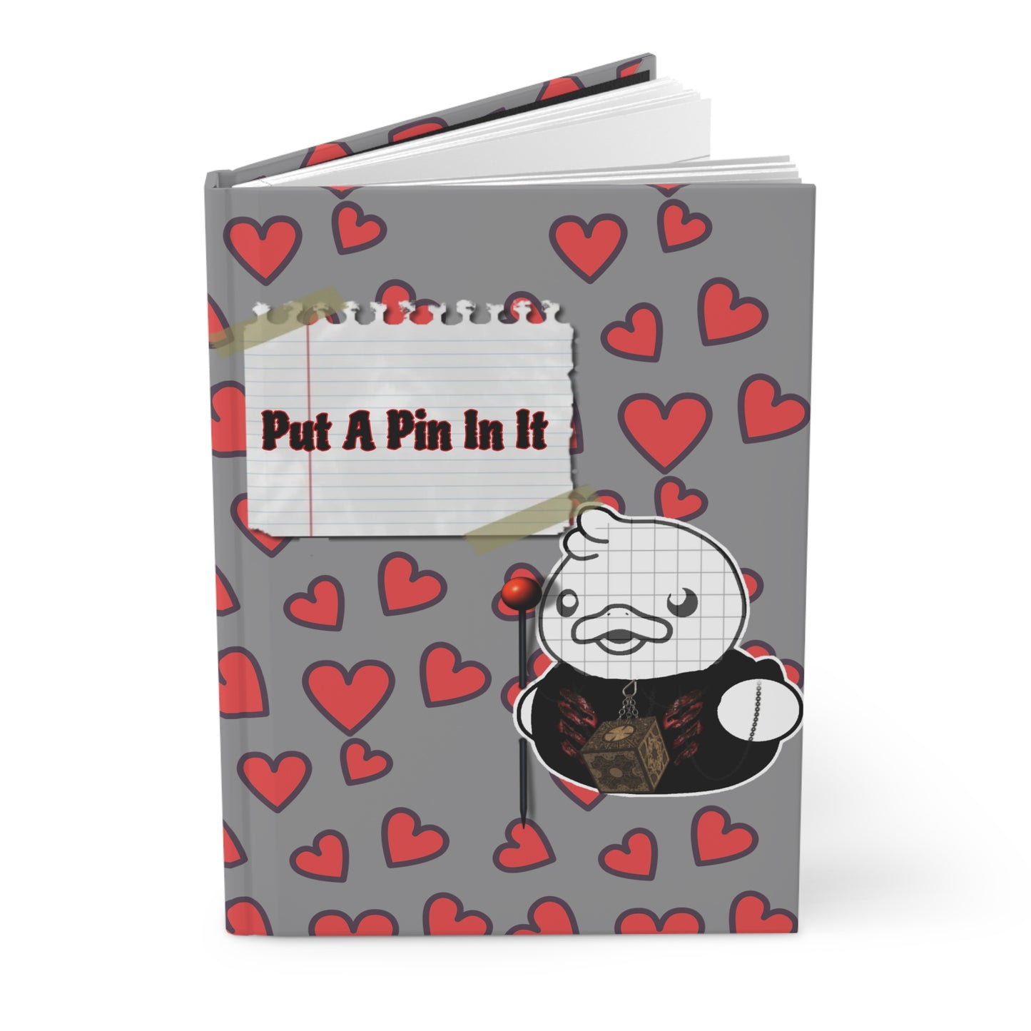 Put a Pin In Hardcover Journal