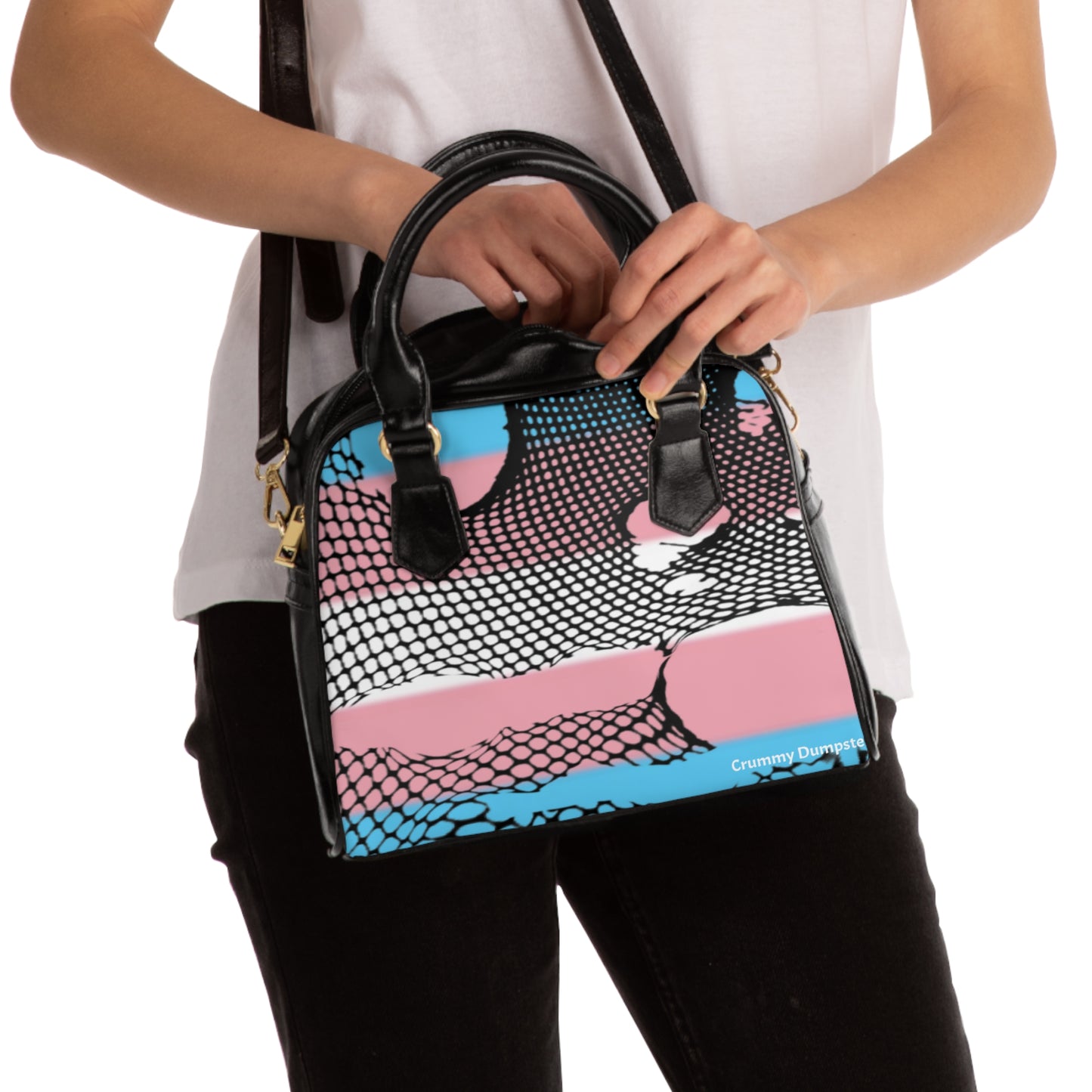 Trans Pride Shoulder Handbag