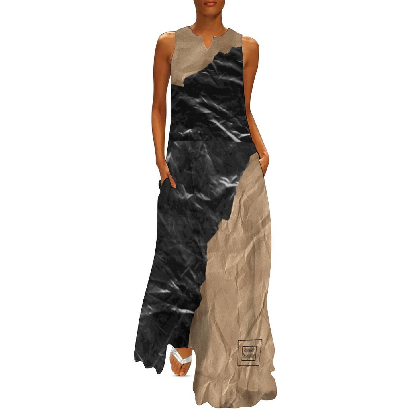 Trash Geode Sleeveless Ankle-length Dress