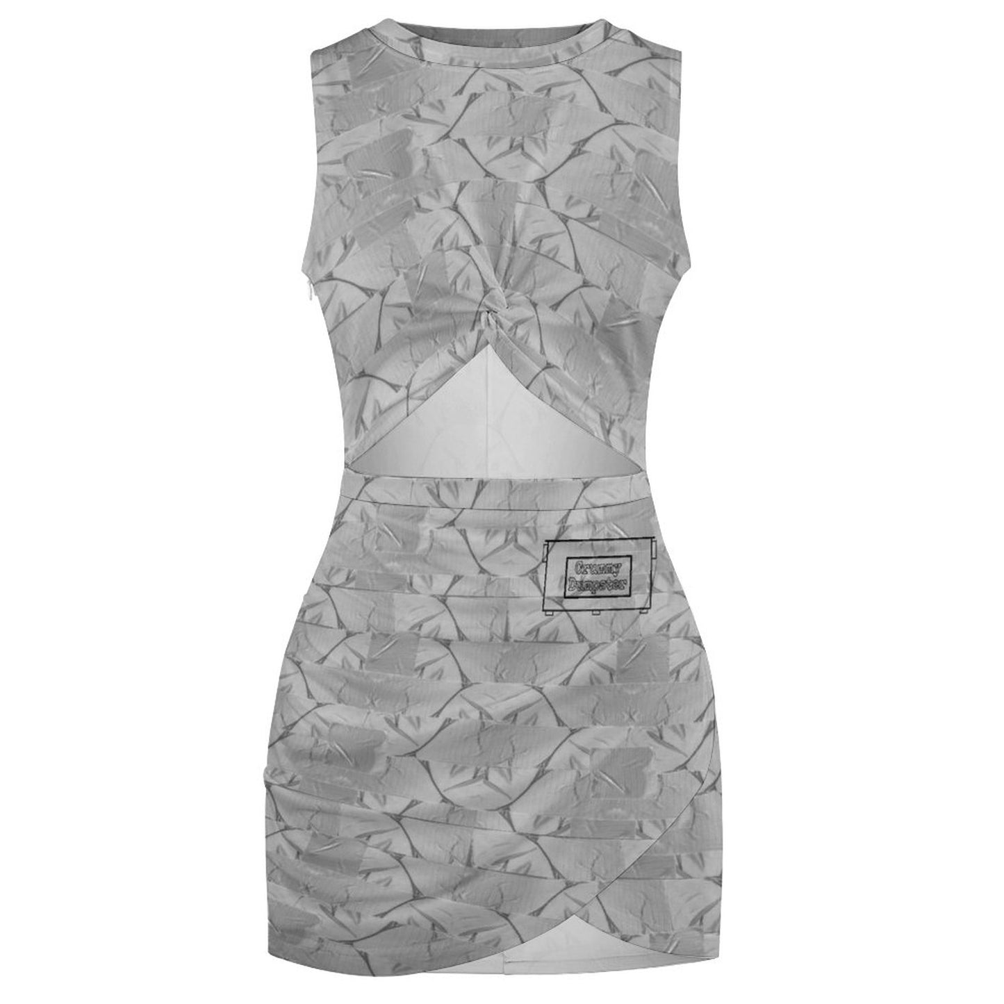 Ducted Cutout Bodycon Dress