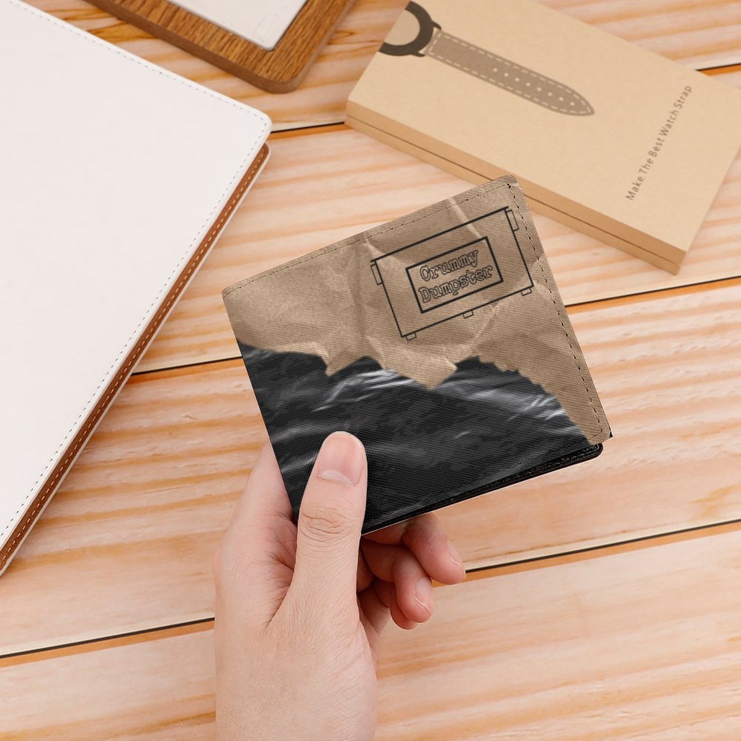 Trash Geode Card Holder Wallet