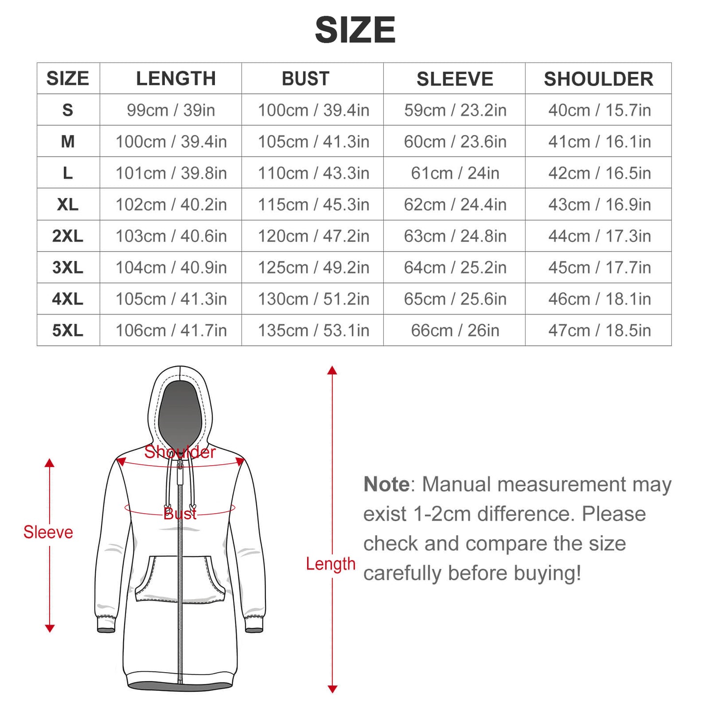 Blooodie Full Zipper Long Sleeve Hoodie