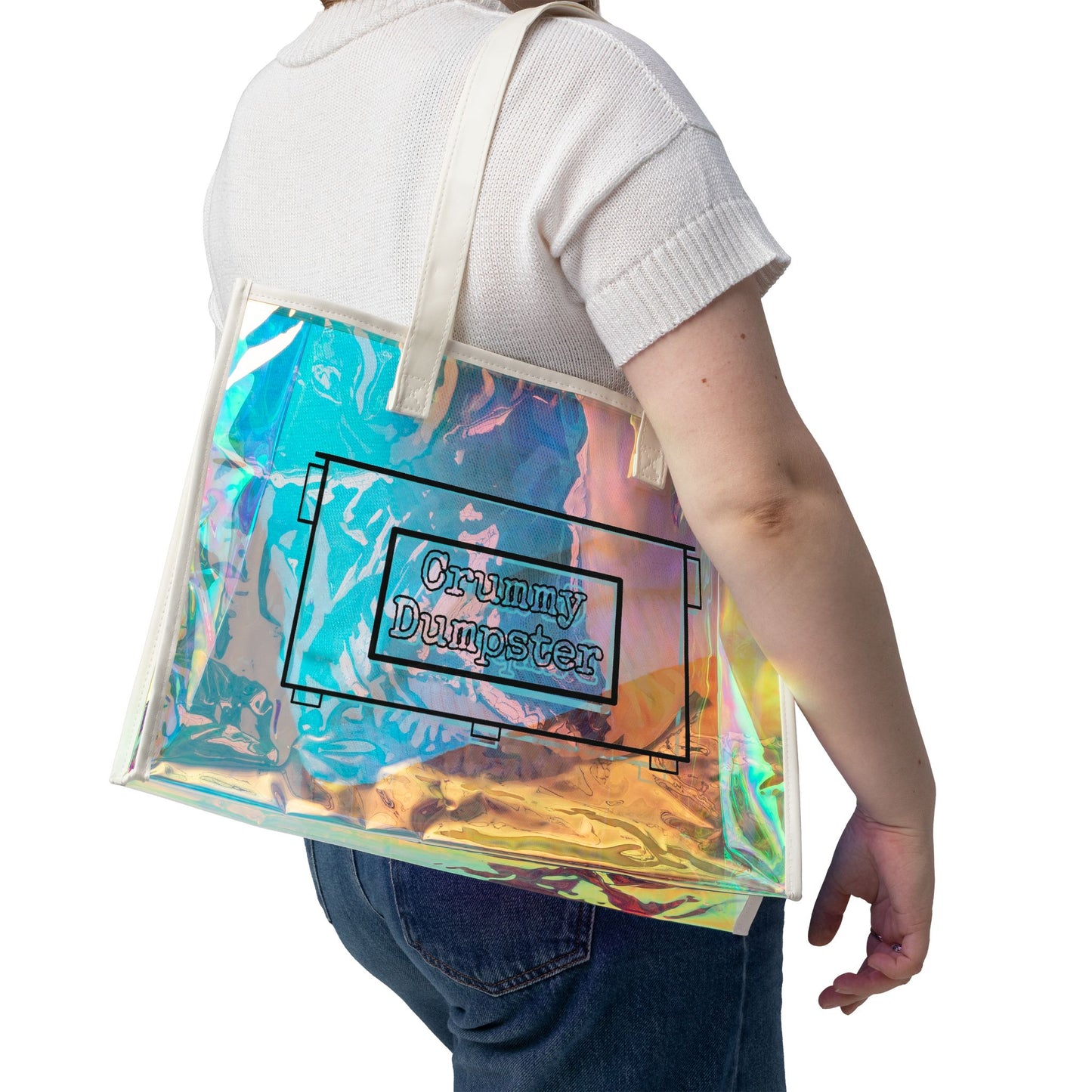 Holographic Crummy Dumpster Tote Bag