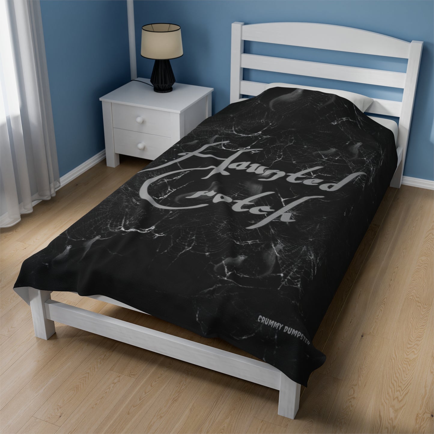 Haunted Velveteen Plush Blanket