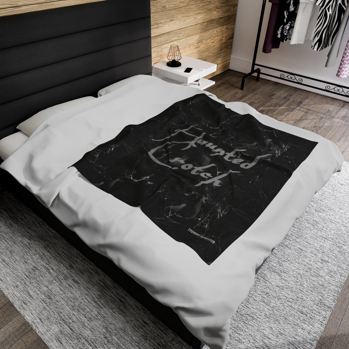 Haunted Velveteen Plush Blanket