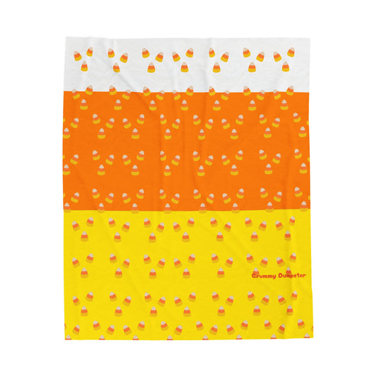 Candy Corny Velveteen Plush Blanket