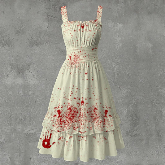 Hello Dolly Ruffle Hem Dress