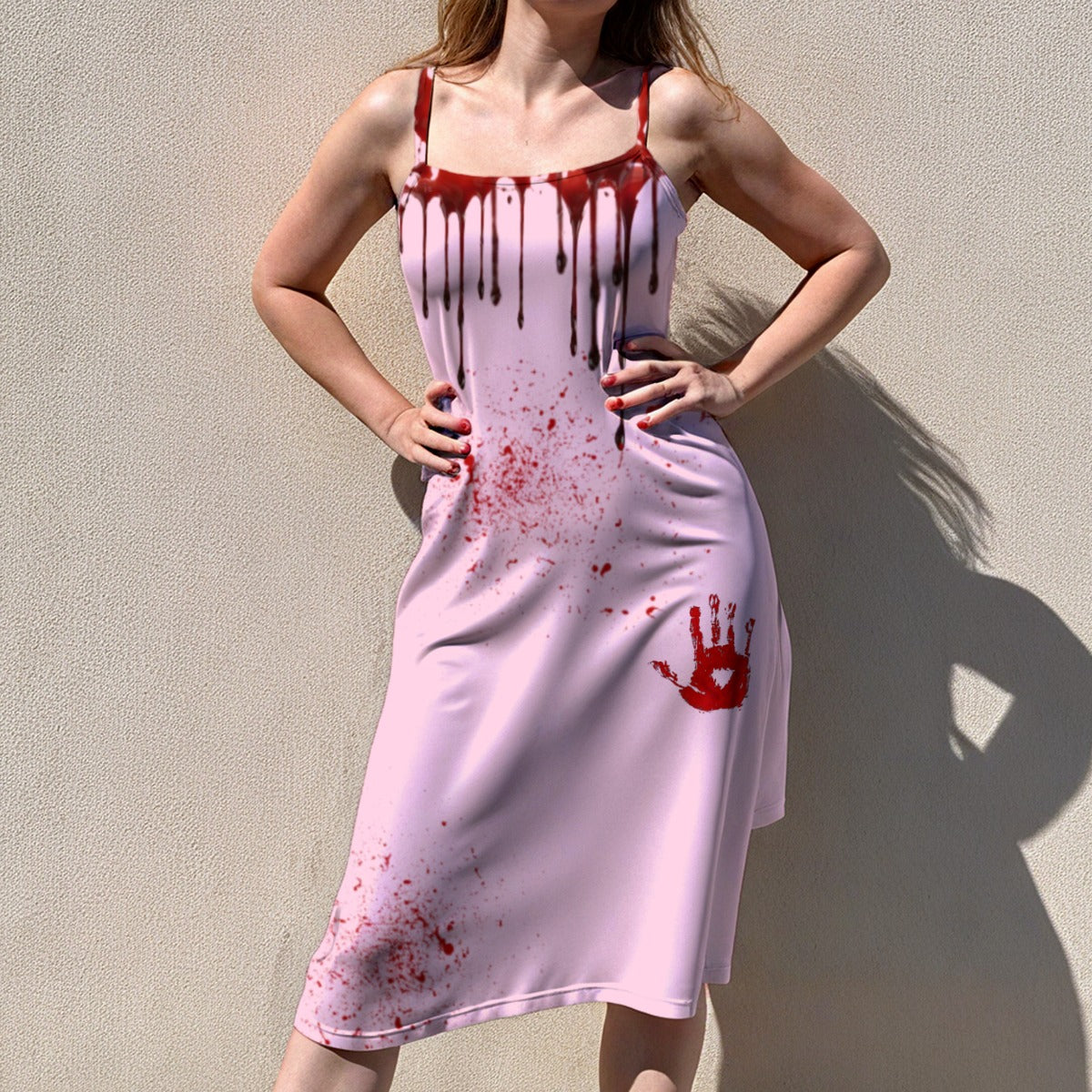 Plug It Up Sleeveless Suspender Dress