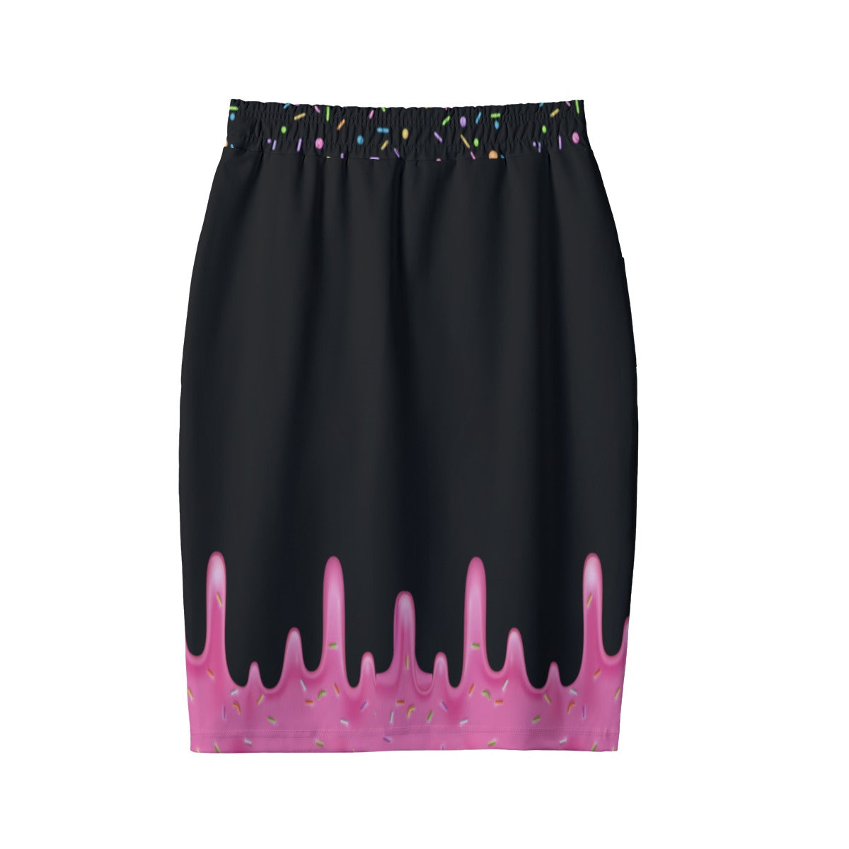 Drip Dip Short Pencil Skirt