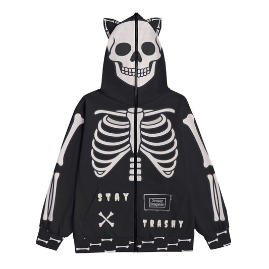 Skelestuff Unisex Hoodie Full Zip