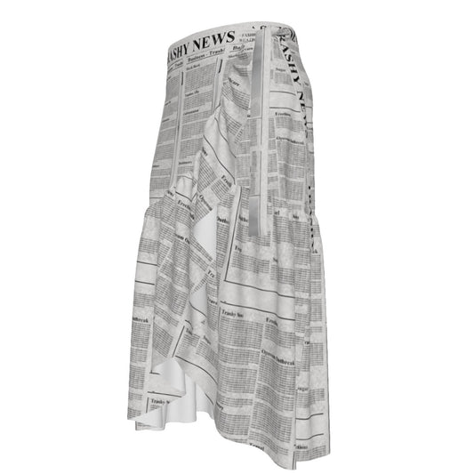Trashy News Wrap Skirt