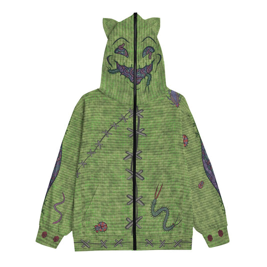 Googie Man Unisex Hoodie With Full Zipper Closure