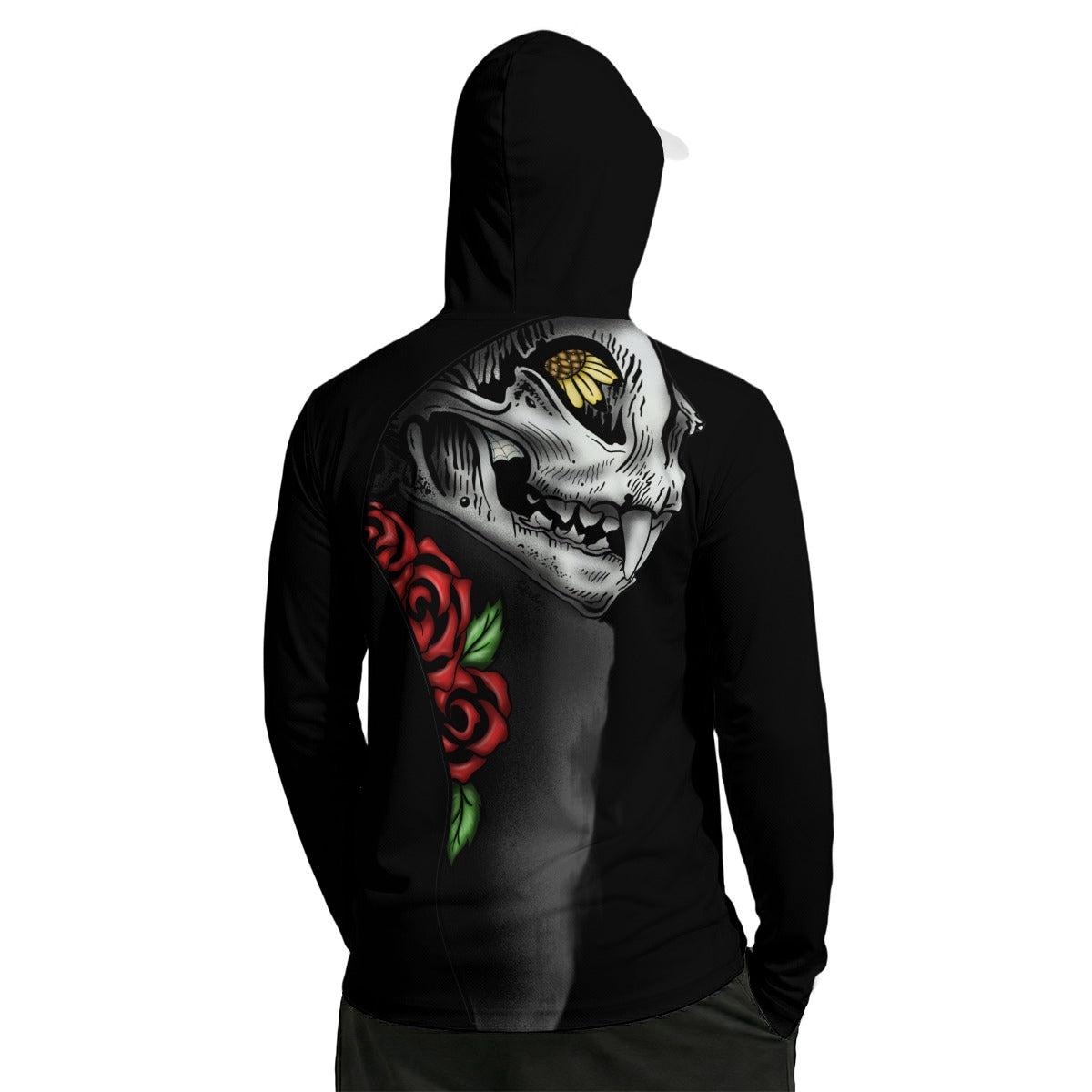 L.E. Thots N Sun Protection Hoodie with Face Cover