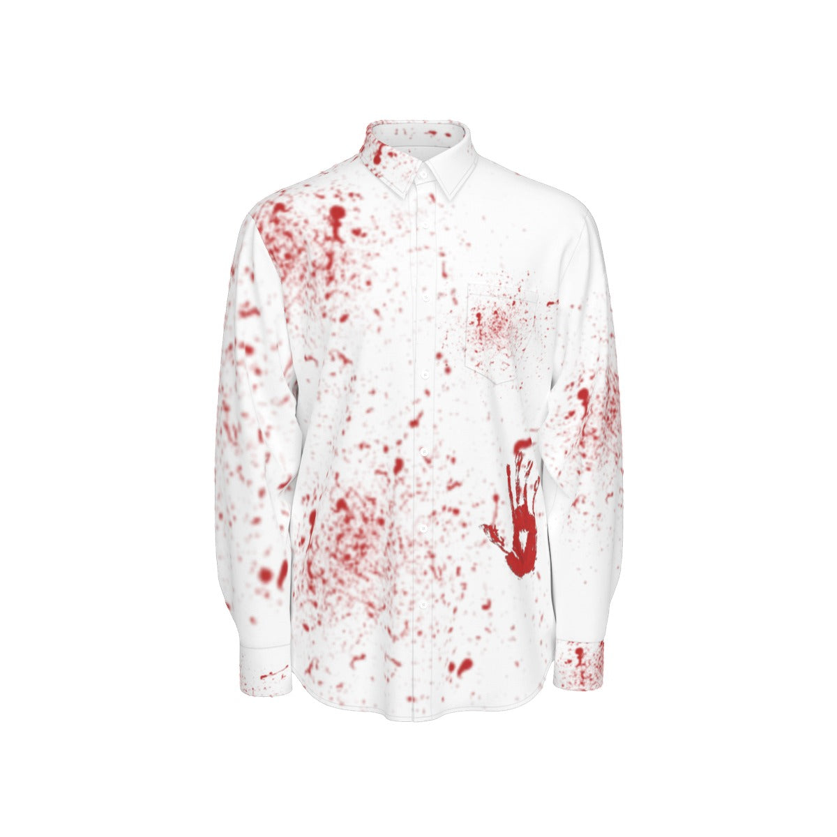 Bloodlust Men's Long Sleeve Shirt | 115GSM Cotton poplin