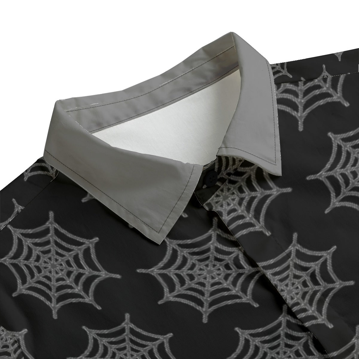Spooderweb Lapel Collar Shirt