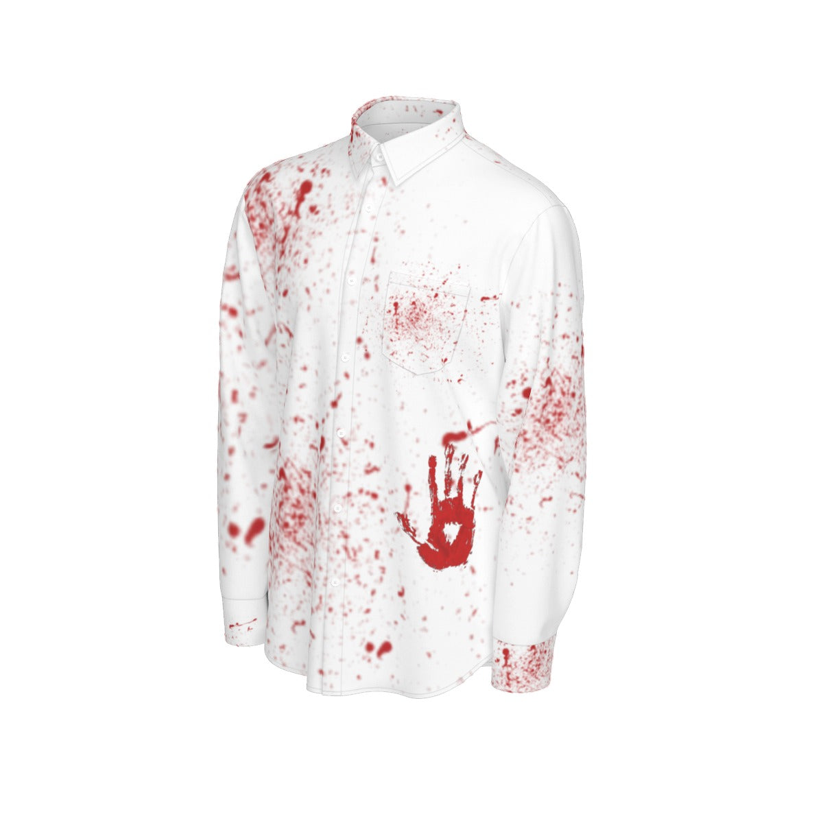 Bloodlust Men's Long Sleeve Shirt | 115GSM Cotton poplin