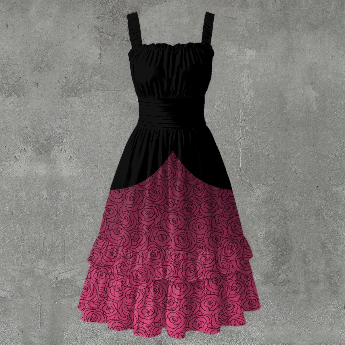 Tea Time Ruffle Hem Dress