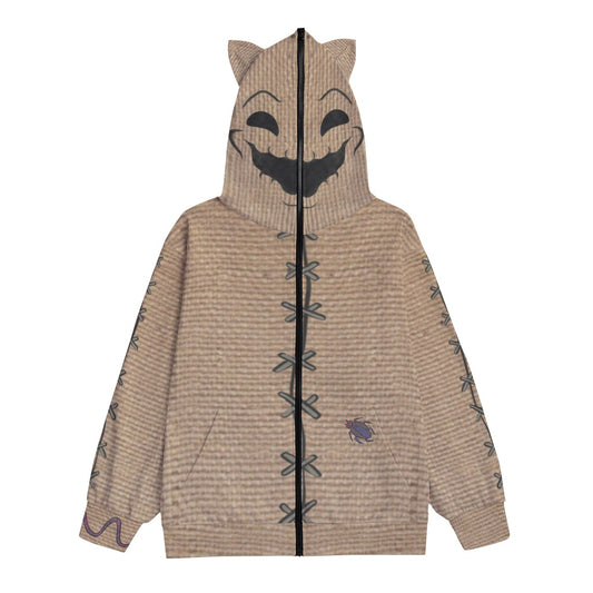 Split a Seam Hoodie With Full Zipper Closure
