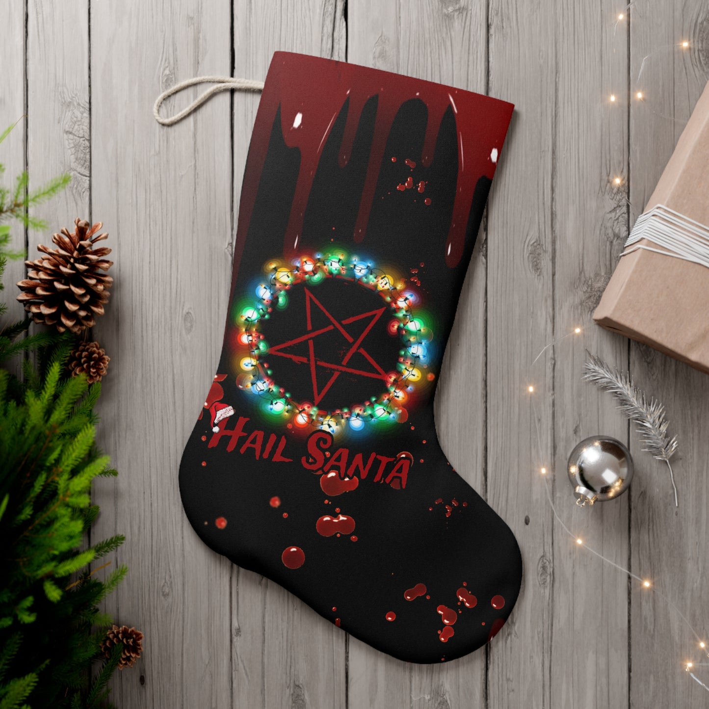 Hail Santa Stocking