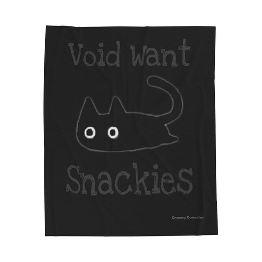 Void Snackies Velveteen Plush Blanket