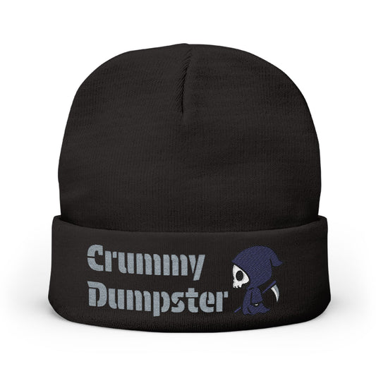Grimmy Dumpster Embroidered Knit Beanie