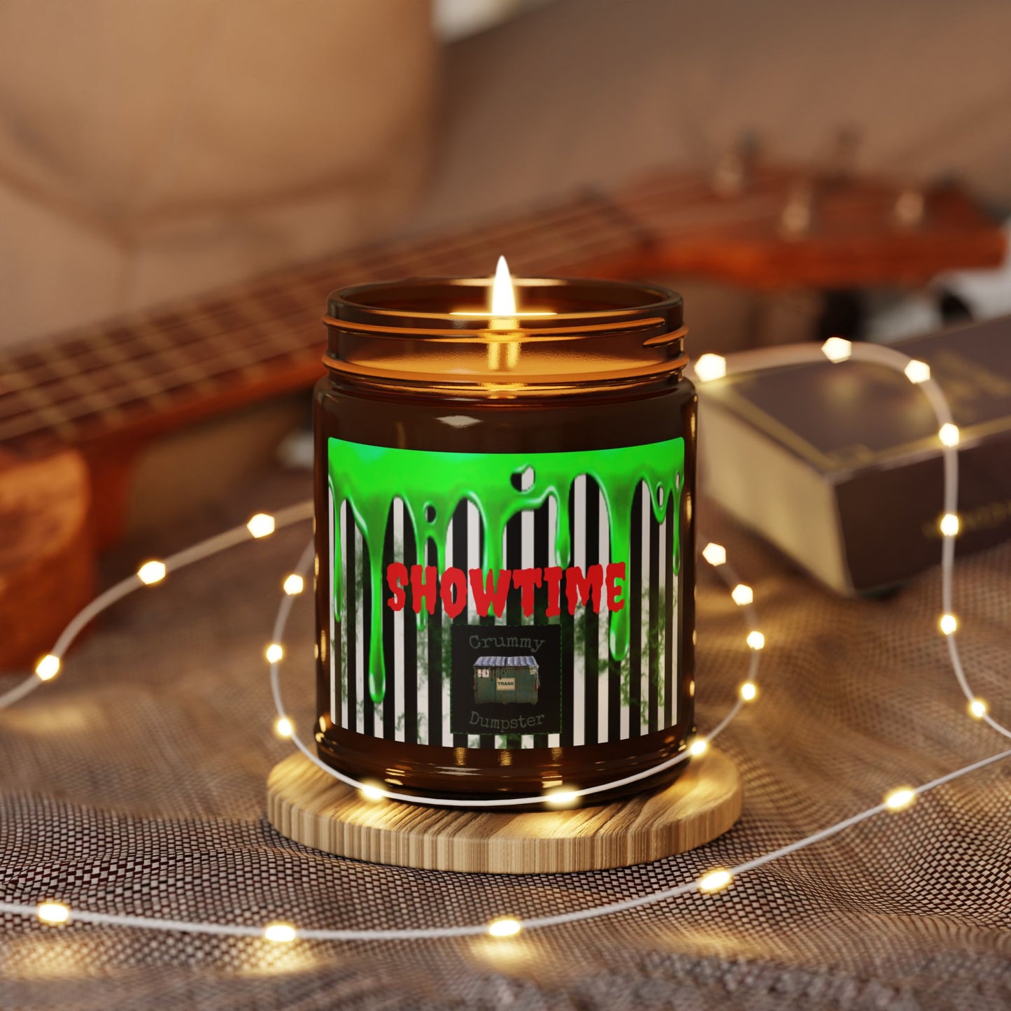 Showtime Beetle Gross Soy Candle (Multi-Size, Amber Jar)