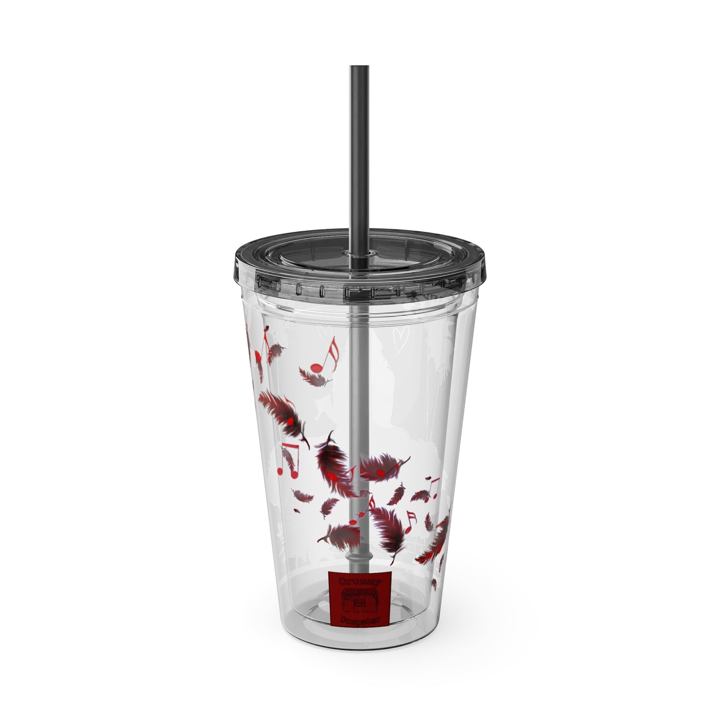 Yocilly's Angels Tumbler with Straw, 16oz