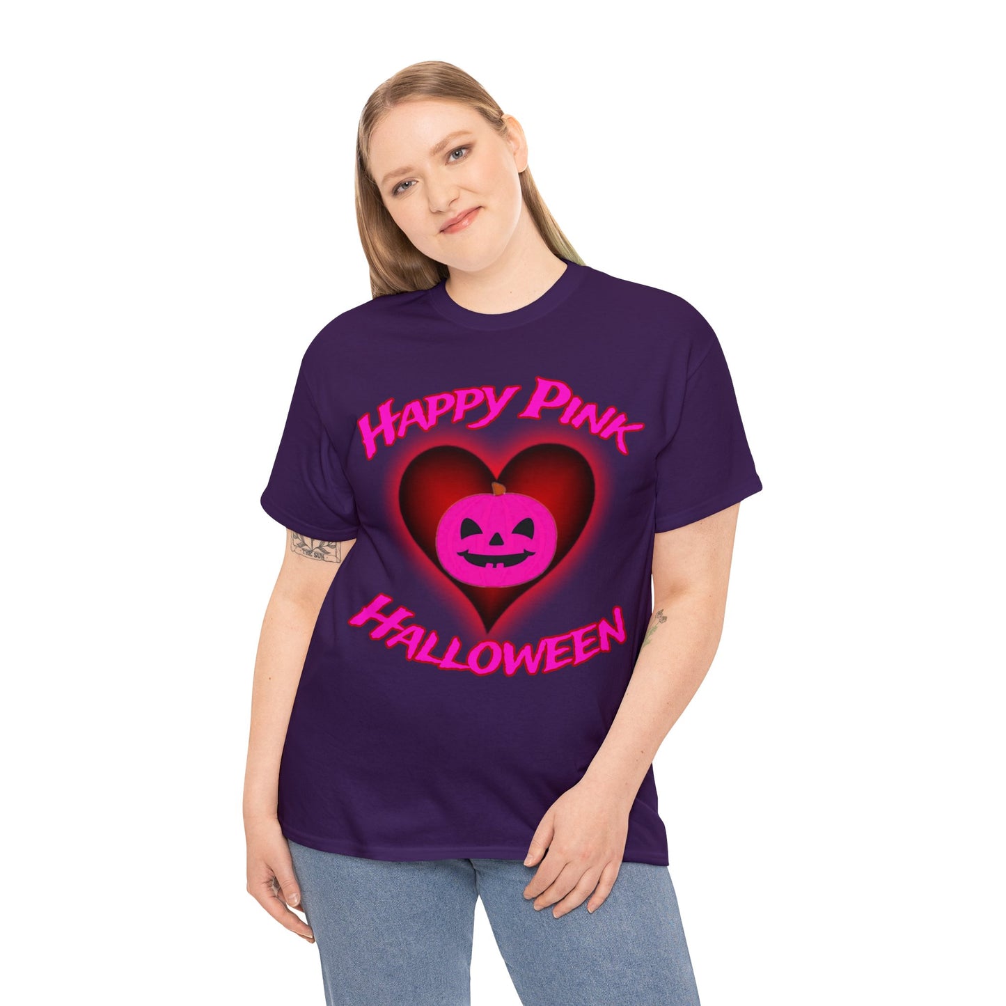 Pink Halloween Heavy Cotton Tee